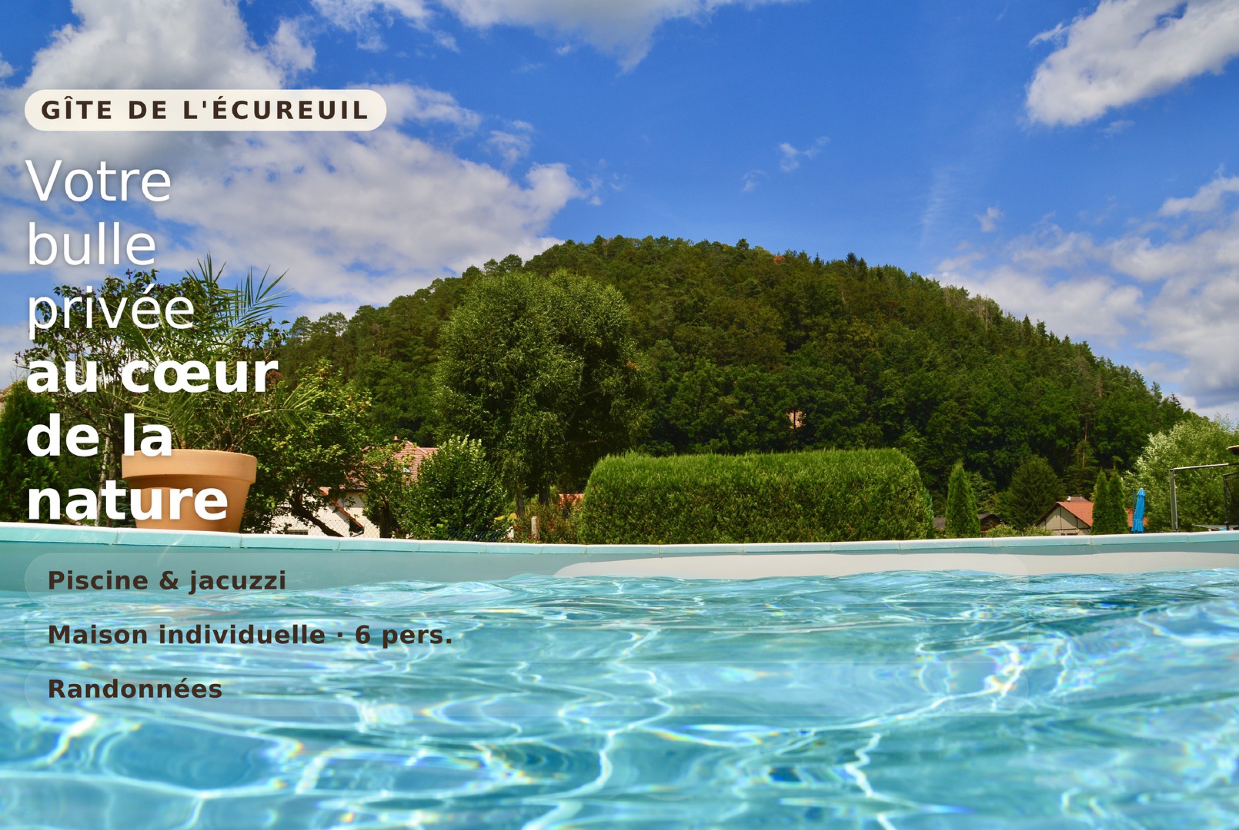 Gîte avec piscine privée et jacuzzi à Sturzelbronn, Vosges du Nord, Alsace-Moselle