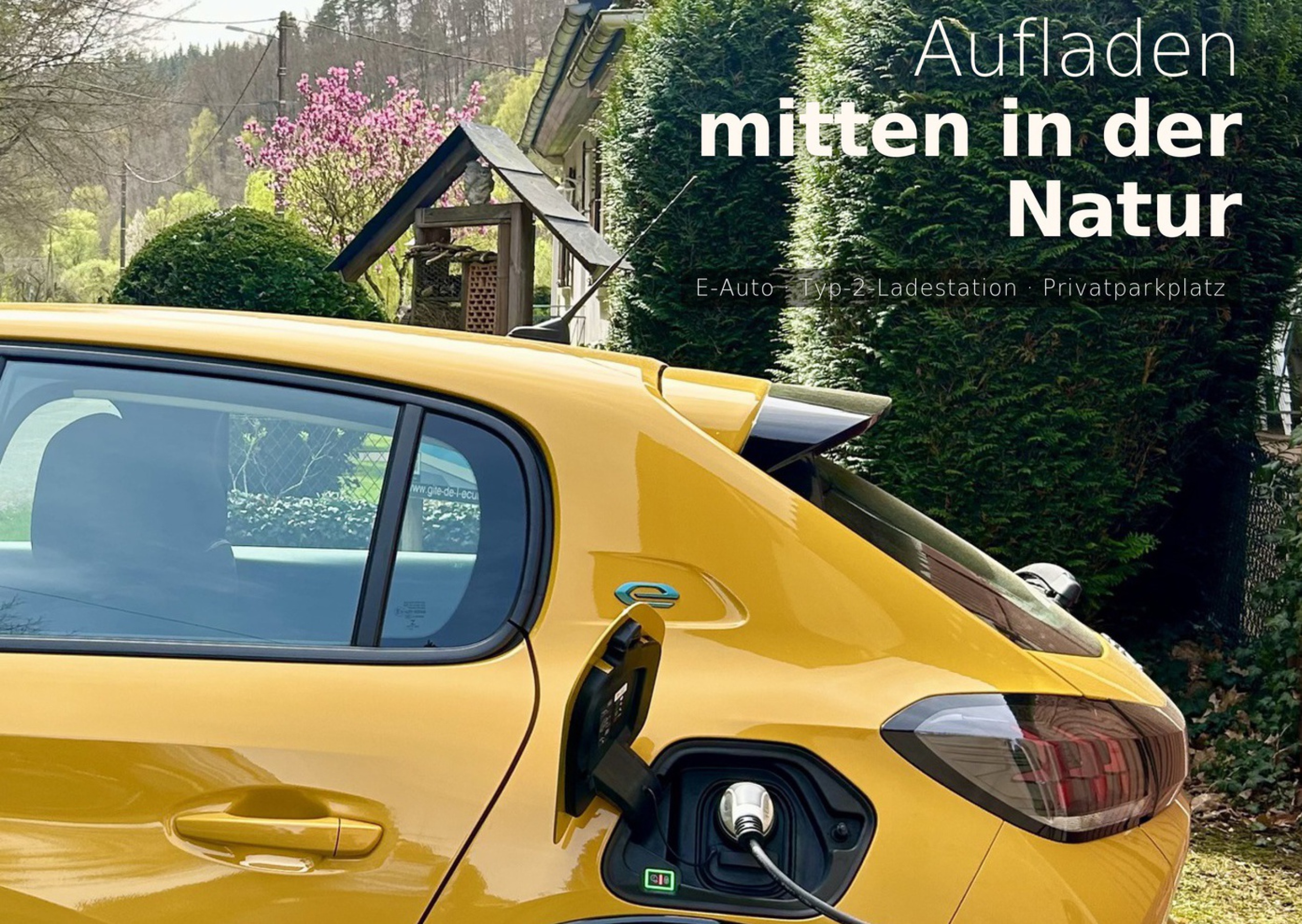 E-Auto Ladestation Typ 2 – Ferienhaus Sturzelbronn Nordvogesen Elsass-Mosel